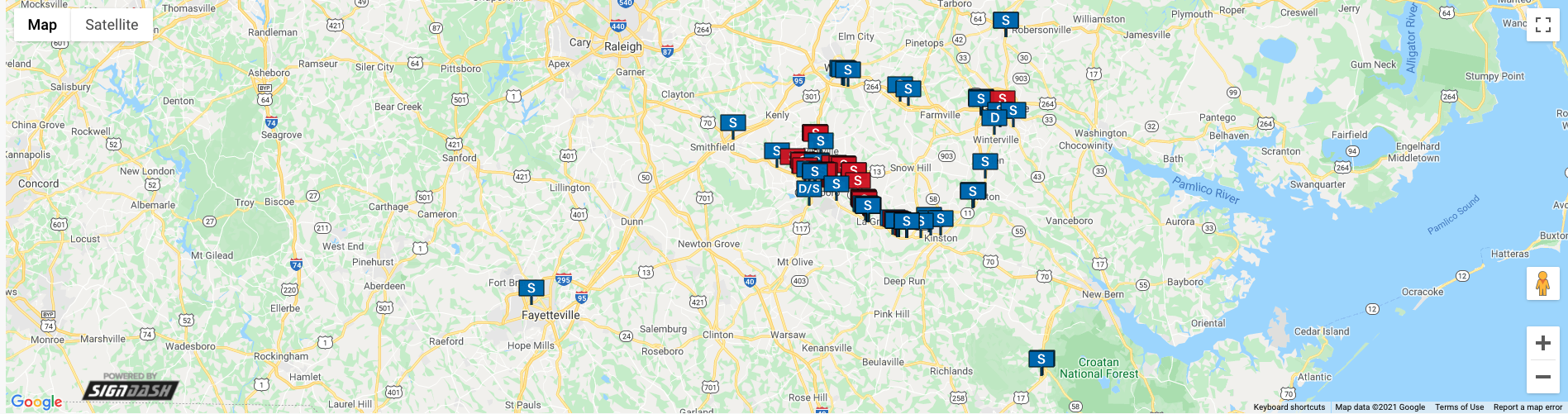 Billboard Inventory Map